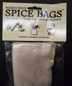 Regency Wraps 100% Cotton Drawstring Bag, Pouches for Enclosing Bulk Spices, Tea, Potpourri, and Jewelry, 100% Cotton Mini Bags, 3" x 4", Pack of 4, Natural 16 71nm1nZEOxL