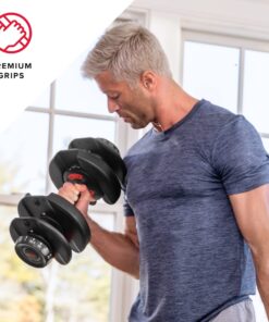 Bowflex SelectTech 552 Adjustable Dumbbells Bowflex ST 552 Dumbbell (pair) 32 71nmBrCZh4L