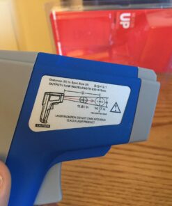 Etekcity Digital Thermometers Non-contact-58°F ~1022°F (-50°C ~ 550°C) ith Adjustable Emissivity & Max Measure for Meat Refrigerator Pool Oven, Blue 79 71nmKqhPML