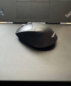 Logitech M720 Triathlon Multi-Device Wireless Mouse, Bluetooth, USB Unifying Receiver, 1000 DPI, 8 Buttons, 2-Year Battery, Compatible with Laptop, PC, Mac, iPadOS - Black 55 71nmmV2r0L