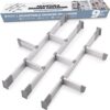 PRACTICAL COMFORT Kitchen Drawer Organizer for Silverware Utensils Flatware 9 Dividers Set | MEDIUM | 3 Dividers 17.5" to 19.7" + 6 Dividers 3.8" 8 71noW98K6iL
