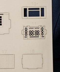 Totoro 1/150 Studio Ghibli Series Kiki's Delivery Service Kiki and Gigi's House (Okino House) MK07-22 Paper Craft 52 71noh4aGmxL