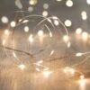 ANJAYLIA LED Fairy String Lights, 10Ft/3M 30leds Firefly String Lights Garden Home Party Wedding Festival Decorations Crafting Battery Operated Lights, Warm White 10 Ft 8 71nolh8hfDL