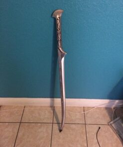 UNITED CUTLERY The Hobbit Sword Of Thranduil The Elvenking With Wooden Wall Plaque - Officially Licensed, Stainless Steel Blade, Authentically Detailed Metal Hilt, For LOTR Collectors - Length 41 7/8" 27 71npKzii83L