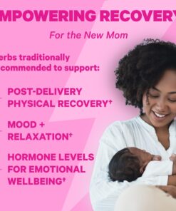 Pink Stork Postpartum Recovery Herbal Tea, Organic Red Raspberry Leaf with Chamomile, Hormone Balance for Women after Labor and Delivery, Strawberry Passion, Caffeine-Free, 15 Sachets 17 71npVN57yHL