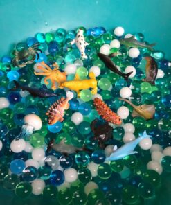 SENSORY4U Dew Drops Water Beads Ocean Explorers Tactile Sensory Kit - 26 Sea Animal Creatures Included - Great Fine Motor Skills Toy for Kids 44 71npd6OFRIL
