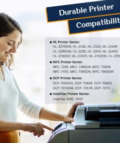 Colorking TN450 TN 450 Compatible Toner Cartridge Replacement for Brother TN450 TN420 TN-450 Toner for FAX-2840 2940 MFC-7240 HL-2270DW HL-2280DW HL-2230 HL-2240 MFC-7860DW DCP7065DN Printer(2 Black) 8 71npuDsHpiL
