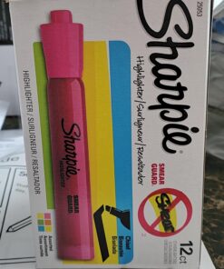 SHARPIE Tank Style Highlighters, Chisel Tip, Assorted, Box of 12 24 71nqmnG1L0L