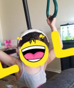 Jungle Gym Kingdom Swing Sets for Backyard, Monkey Bars & Swingset Accessories - Set Includes 18" Trapeze Swing Bar & 48" Heavy Duty Chain with Locking Carabiners - Outdoor Play Equipment (Green) Green 46 71nrIaiR8OL