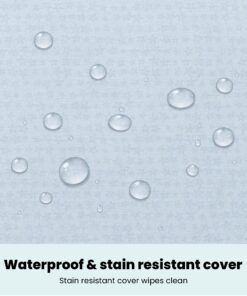 Safety 1st Heavenly Dreams Baby Crib & Toddler Bed Mattress, Waterproof Cover, Firm, Fits Standard Size Cribs & Toddler Beds, Blue 27 71nrPmDp5tL