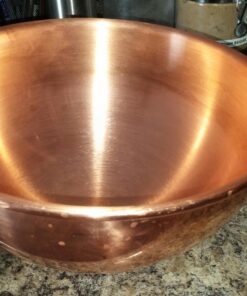 Mauviel M'Passion Copper Egg White Beating Bowl With Ring, 5-qt, Made in France 4.9-Qt. 23 71nrSo2ijkL