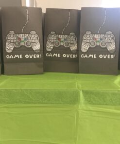 BLUE PANDA Gamer Party Favor Bags, Video Game Party Supplies (5 x 8.5 x 3 in, 36 Pack) 38 71nssJ0Zg5L