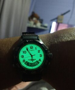 Timex Men's T45181 Expedition Resin Combo Brown/Green Nylon Strap Watch 26 71nstL8d94L 1