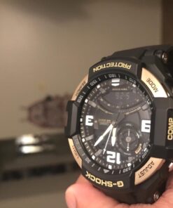 Casio Men's GA1000-9G G-Shock Gravitymaster Watch, Black/Gold 12 71nsyCd5nL