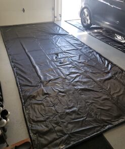 AutoFloorGuard AFG7918 MidSize Heavy Duty Garage Floor Mat for Under Car for Rain, Ice, and Mud with Stay-Put Corner and Telescoping Squeegee Mid-Size 37 71nt4OWbNpL