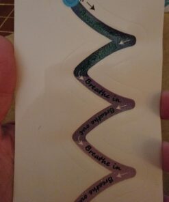 H1vojoxo 48PCS Breath Calm Anxiety Sensory Stickers Calm Strips for Anxiety Sensory Stickers Anti Stress Tactile Rough Textured Sticker for Desk and Phone Stress Anxiety Relief Adhesive for Kids Adult 39 71ntuSKEulL