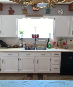 Cosmas 25 Pack 305-030SN Satin Nickel Cabinet Hardware Euro Style Bar Handle Pull - 3" Inch (76mm) Hole Centers, 5-3/8" Overall Length, 1/2" Inch Bar Diameter 43 71nubEBPBGL