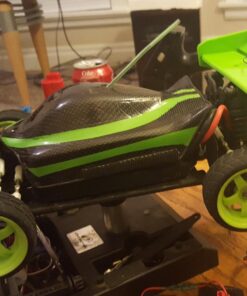 BQLZR Black and Green RC 1: 10 On-Road Racing Car 290143 Wheel Rims & Tires Pack of 4 Black + Green RC1:10 19 71nulvt53YL