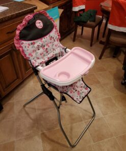 Disney Baby Minnie Mouse Simple Fold Plus High Chair with 3-Position Tray (Garden Delight) Garden Delight 37 71nuwqOt5rL