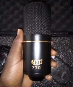 MXL 770 Multipurpose Large Diaphragm Condenser Microphone Black 50 71nw7Fj40SL