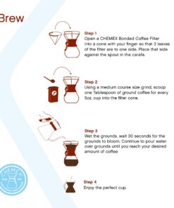 Chemex Pour-Over Glass Coffeemaker - Classic Series - 6-Cup - Exclusive Packaging 23 71nx9XwRlbL
