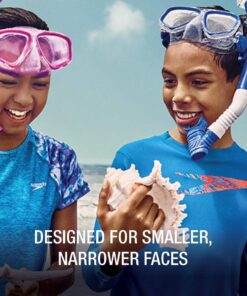 Speedo Unisex-child Adventure Swim Dive Series Mask One Size Pink Frost M 11 71nxco85PXL