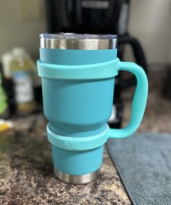 F-32 Handle - 19 COLORS - 40Oz, 30oz or 20oz size available - Compatible with 30 oz YETI and 30 oz. OZARK TRAIL Tumbler Travel Mug (30OZ, SEAFOAM BLUE) 30ozSeafoam Blue 30.0 Fluid Ounces 28 71nyTZgLvML