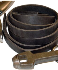 TOFL Genuine Top-Grain Leather Strap | 72 Inches Long | 1/2 Inch Wide | 1/8 Inch Thick (7-8 oz) | 1 Leather Strip for DIY Arts & Craft Projects, Clothing, Jewelry, Wrapping | Dark Brown 1/8 Inch Thick (7-8 oz) 10 71nzHQUrjNL