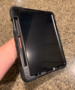 SEYMAC iPad Air 5th/ 4th Generation Case 10.9 Inch, Full-Body Shockproof Protective with Screen Protector, 360° Rotating Stand/Handle/Shoulder Strap/Pencil Holder, Black For iPad Air 5th/4th Generation 47 71nzcMEfjFL