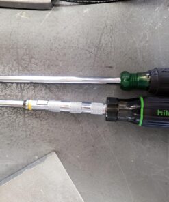 Hilmor 1891260 Quick Change Magnetic Nut Driver, 6" 1/4" + 5/16" - HVAC Tool 12 71o D cfL