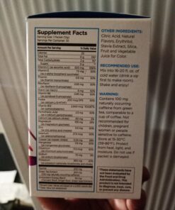 Pureboost Clean Energy Drink Mix + Immune System Support. Sugar-Free Energy with B12, Multivitamins, Antioxidants, Electrolytes (Combo Pack, 30 Stick Packs) Combo Pack 33 71o04pULg6L