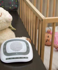 MyBaby SoundSpa White Noise Machine for Babies | 6 Soothing Lullabies for Newborns, Sound Therapy for Travel, Relaxing, Kids, Newborns, Baby Songs, Adjustable Volume, Auto-off Timer, By HoMedics 1 Count (Pack of 1) 35 71o0SwZXrgL