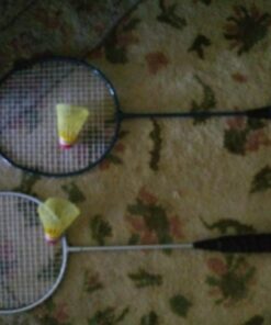 Franklin Sports Portable Badminton Set - Adult and Kids Badminton Net - Perfect Backyard/Lawn Game - Includes 4 Racquets - Recreational 22 71o1dTQ9B7L