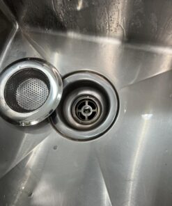 Fengbao 2PCS Kitchen Sink Strainer - Stainless Steel, Large Wide Rim 4.5" Diameter 43 71o1ghe24L