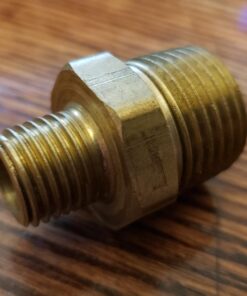 Anderson Metals 56123-0804 Brass Pipe Fitting, Reducing Hex Nipple, 1/2" Male Pipe x 1/4" Male Pipe 1/2" x 1/4" 11 71o1n6ug4WL