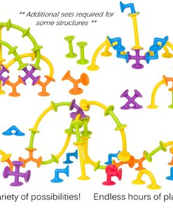 Froogly - 25 Piece Suction Toys | Montessori Bath Construction Building Set Silicone Preschool Daycare Shower Travel for Kids Toddlers Boys Girls Ages 3 4 5 6 Year Old 11 71o20ssPvGL