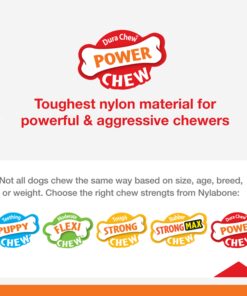 Nylabone Power Chew Toys Variety Triple Pack - Dog Toys for Aggressive Chewers - Indestructible Dog Bones for Small Dogs - Chicken, Bacon & Peanut Buter Flavors, Small/Regular (3 Count) Small up to 25 lbs. 28 71o21BsoPeL