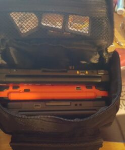 G-HUB Travel bag with Shoulder Strap, Carry Handle, Belt Loop for Nintendo DS Consoles DS / 3DS / DS Lite / 3DS XL / DSi - Black 47 71o21pJcCCL