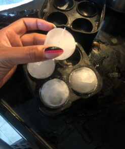 Housewares Solutions Froz Ice Ball Maker – Novelty Food-Grade Silicone Ice Mold Tray With 4 X 4.5cm Ball Capacity 51 71o2dYu11TL