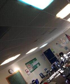 Educational Insights The Original Fluorescent Light Filters: Tranquil Blue 4-Pack, Fluorescent Light Covers, Easy Install for Classrooms, Office, Hospitals & Home, Teacher Classroom Essentials 34 71o34kNLF0L