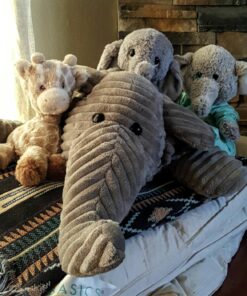 ebba™ Playful Lil Benny Phant™ Baby Stuffed Animal - Soft & Cuddly Toy - Imaginative Play - Gray 10 Inches Jungle 10-Inches 37 71o3MqoeVIL