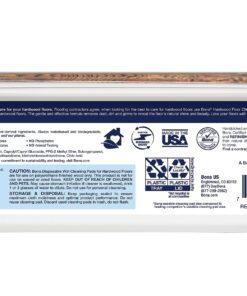 Bona Hardwood Floor Disposable Wet Cleaning Pads - 12 cleaning pads per pack - unscented - Use with Bona Mops - Residue-Free Floor Cleaning Solution for Wood Floors 19 71o3m7ba75L