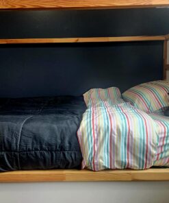 Amazon Basics Kid's Rainbow Stripe Soft Easy-Wash Microfiber Sheet Set, Twin, Multi-Color Rainbow 13 71o4fL19SYL