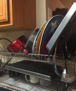 Better Chef DR-22, 22-Inch, Chrome Plated, S-Shaped, Rust-Resistant, 2-Tier Dishrack S-Shape 24 71o5Iknu4eL