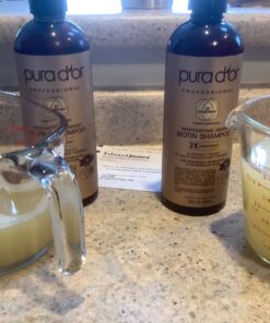 PURA D'OR Professional Grade Biotin Anti-Hair Thinning Shampoo & Conditioner, CLINICALLY TESTED Proven Results, 2X Concentrated DHT Blocker Thickening Products For Women & Men, Sulfate Free, 16oz x 2 28 71o5O783DGL