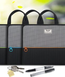 Expanding File Folder with 13 Pockets Portable Handle Business Accordion A4 Letter Size Zipper Closure File Folder Document Organizer for Office Home Supply Orange 14 71o63r5kPfL