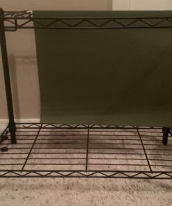 Oceanstar Portable 1-Tier Metal Rolling File Cart, Black,24 in 35 71o65fdro L