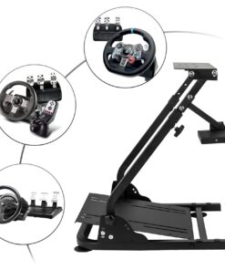 Slendor Racing Steering Wheel Stand for Logitech G920, G25, G27, G29 Wheel, Gaming Wheel Stand Driving Simulator Cockpit Pedal and Shifters Not Included. 18 71o6E9QiNNL