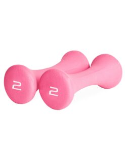 Alternative view of Tone Fitness set includes 3 PAIRS of DUMBBELLS Multicolor 20 Pound