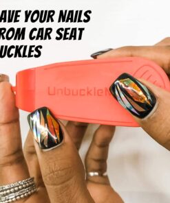 UnbuckleMe Car Seat Buckle Release Tool - Easy Opener Aid for Arthritis, Long Nails, Older Kids - Button Pusher for Infant, Toddler, Convertible 5 pt Harness car Seats - As Seen on Shark Tank (Aqua) Aqua Blue 25 71o6fNiJ7L